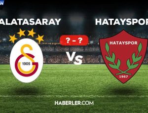 Galatasaray Hatayspor maçı kaç kaç, bitti mi? MAÇ SKORU! GS Hatay maçı kaç kaç, canlı maç skoru! Galatasaray Hatayspor canlı maç anlatımı!