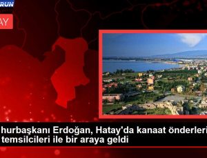 Cumhurbaşkanı Erdoğan, Hatay’da kanaat liderleri ve STK temsilcileri ile bir ortaya geldi