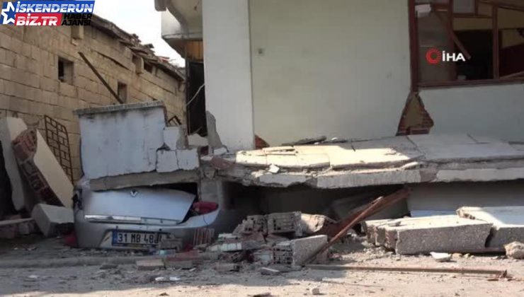 Suriye’deki konutu bombalardan, Türkiye’deki konutu sarsıntıdan yıkıldı