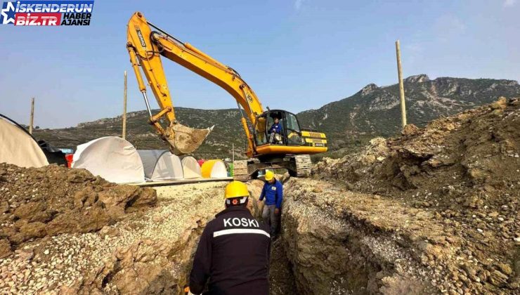 Konya Büyükşehir Hatay’da su ve kanalizasyon şebekesini ayağa kaldırmak için çalışıyor