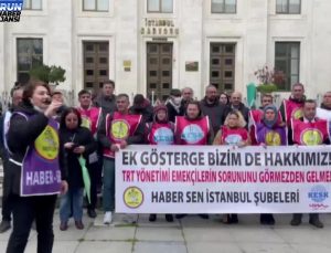 TRT Çalışanları ve Emeklilerinden Ek Gösterge Protestosu: “Trt İdaresi Camdan Bakma, Sorunu Çöz”