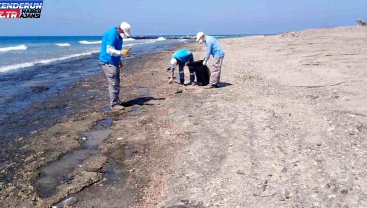 Hatay Büyükşehir Belediyesi Deniz ve Kıyı Paklığı Çalışmalarına Devam Ediyor