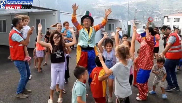 Samandağ’da depremzede çocuklara aktiflik düzenlendi