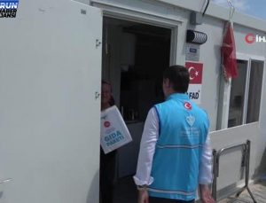 Türkiye Diyanet Vakfı Hatay’da 15 bin adet yardım kolisi dağıttı