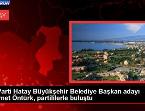 AK Parti Hatay Büyükşehir Belediye Lider Adayı Mehmet Öntürk, Partililerle Bir Ortaya Geldi