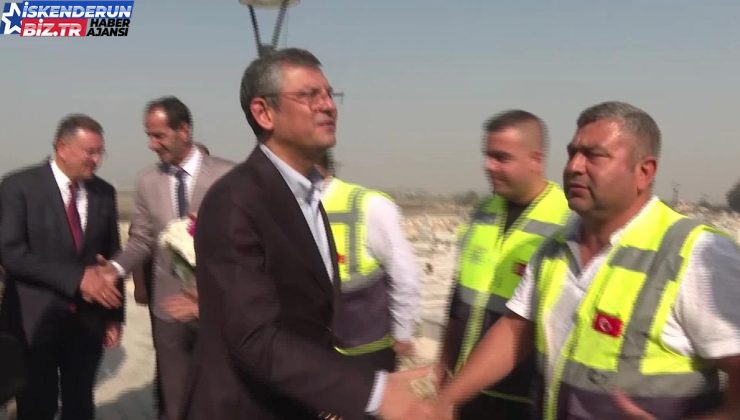 CHP Genel Lideri Özgür Özel, Hatay Narlıca Mezarlığı’nı ziyaret etti