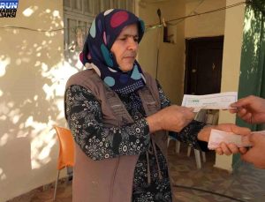 Hataylı bayan meskeninin birinci kirasını Filistin’e bağışladı
