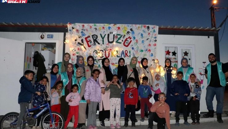 Yeryüzü Çocukları Derneği, Hatay’da çocuklarla ramazan sevincini paylaşıyor