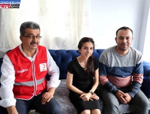Şehit Uzman Çavuş Metin Can’ın ailesi depremzede ailesine yardım eli uzattı