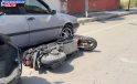 İskenderun’da Araba ile Motosiklet Kaza Yaptı